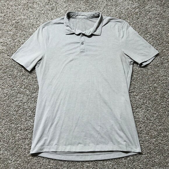 Lululemon Mens Sz L Evolution Polo Shirt - Picture 1 of 9
